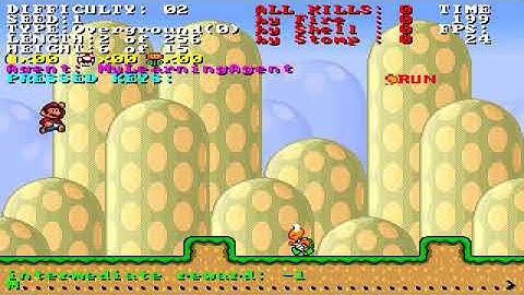 Can the Mario AI discover the secret trick? (Infinite 1-Up) #2