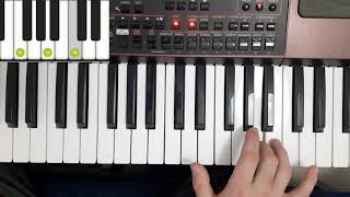 Miniatura de vídeo de "tutorial un trandafir creste la firida mea korg pa1000"