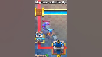 King tower activation tricks in Clash Royale #shorts