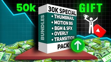 Video Editing Pack 🎁 Glowing Icons / 3d animations / sound effects / overlays / icons / sfx