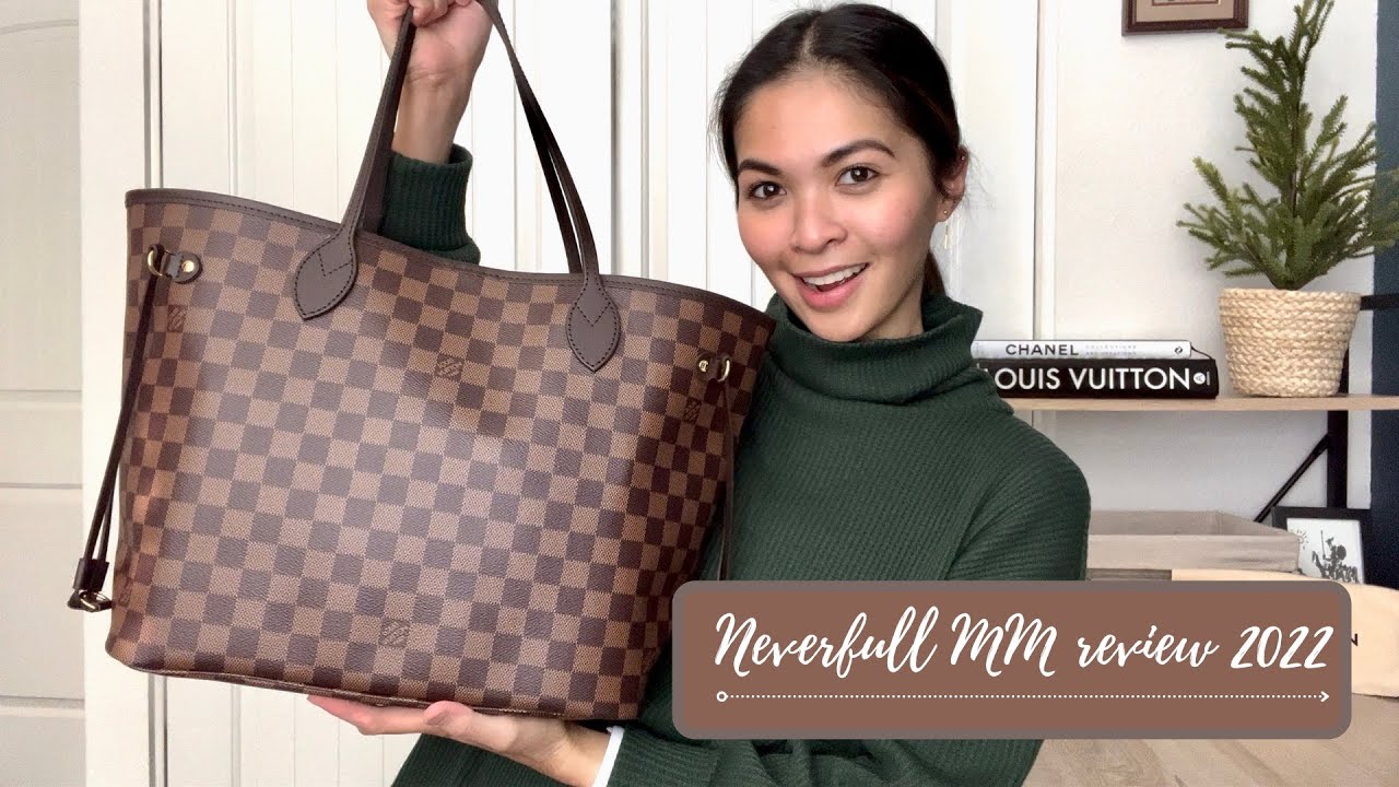 WHAT'S IN MY WORK BAG 2022  Louis Vuitton Neverfull MM 