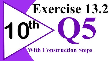26-EXERCISE-13.2 Q5. Inscribe a circle in an equilateral triangle ABC with each side of length 5 cm.