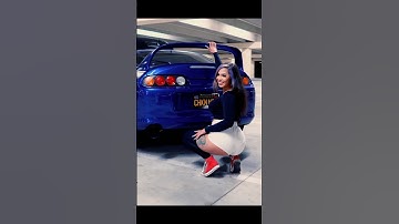 Dream Toyota Supra with Emily / Just Keep Watching Remix #model #tatemcrae #remix #f1 #bassboosted