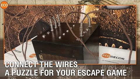 Connect the wires - a puzzle for your escape game