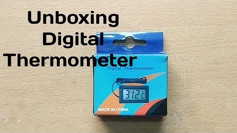 Unboxing digital thermometer | #ameenprojects | by Ameen