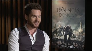 tom riley talks da vincis demons season 3 doctor who and plays “save or kill”