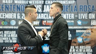 David Lemieux Vs Gabriel Rosado Full Video Press Conference Face Off Video Youtube