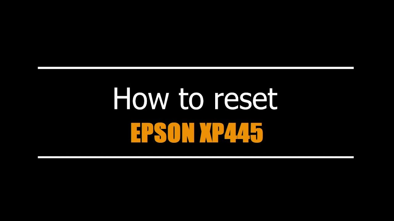 Reset Epson XP445 Unlimited Ink Pads Reset 100% Virus Free Reset Epson AP