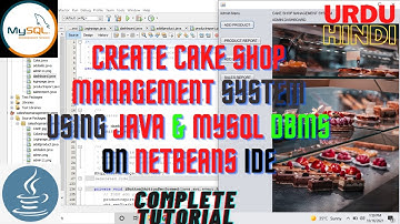 Complete Cake shop management system using Java and Mysql dbms on NETBEANS IDE | Tutify| URDU/HINDI
