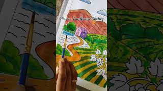 Plains - Landforms painting#schoolproject
