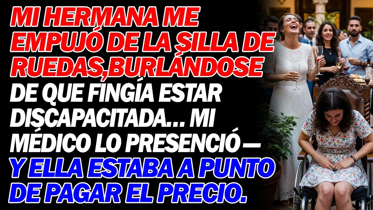 ♿ Mi hermana me empujó de la silla de ruedas en el compromiso—la verdad salió a la luz 😱♿