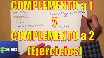 Ejercicios COMPLEMENTO a 1 y COMPLEMENTO a 2 - Electrónica Digital - Operaciones Binarias
