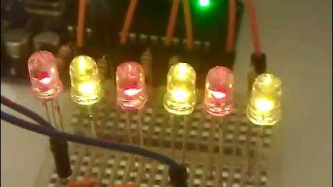 Arduino - 6 LED Christmas Lights