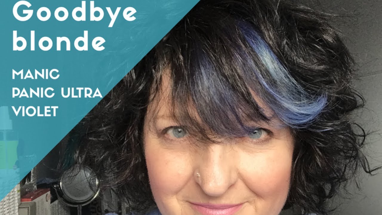 Goodbye Blonde Balyage Hello Ultra Violet Manic Panic Youtube
