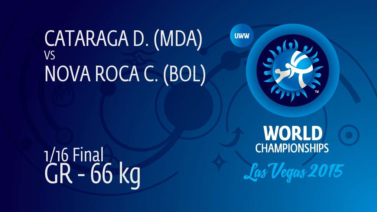 1/16 GR - 66 kg: D. CATARAGA (MDA) df. C. NOVA ROCA (BOL) by TF, 8-0