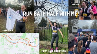 Run Bath Half Marathon With Me | this was tough...