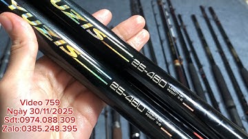 Video 759: Gamakatsu 25-460, Shimano Surf Leader 405-CX, Daiwa Surf 30-425, Shimano Hi-PowerX.