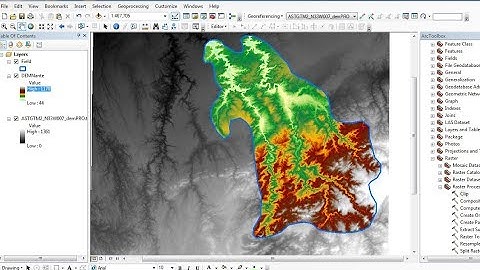 How to Clip DEM by ArcGIS