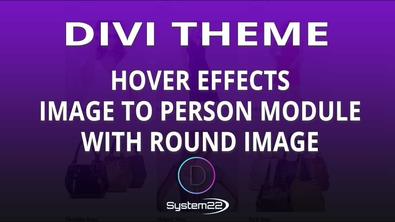 Divi Theme Hover Effects Image To Person Module With Round Image 👈
