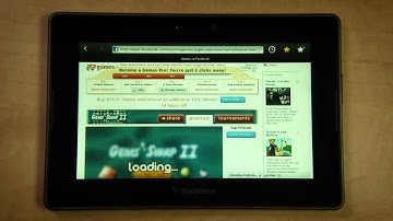 BlackBerry PlayBook Web Fidelity Video Multimedia, Games and Social Networking)