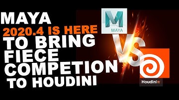 Maya 2020.4  is here to bring competition to Houdini - Maya vs Houdini