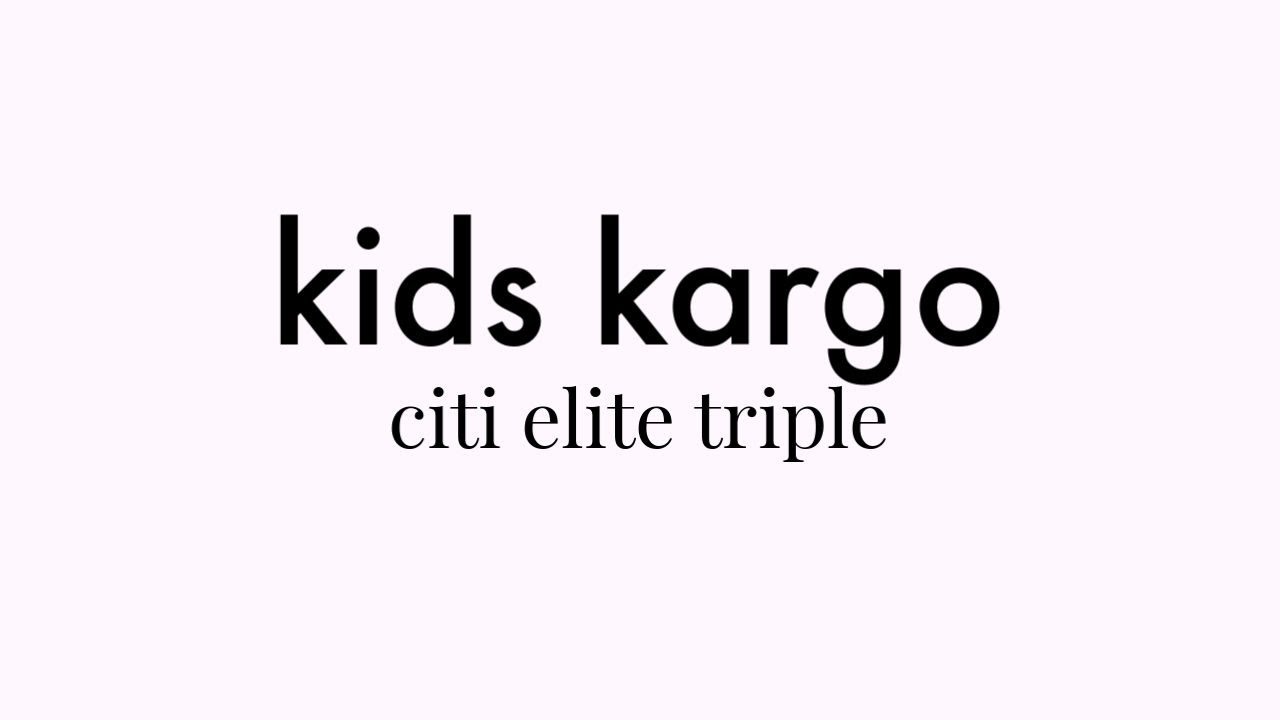 kidz kargo triple