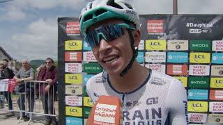 Santiago Buitrago - Entrevista en la salida - Etapa 3 - Critérium du Dauphiné 2024