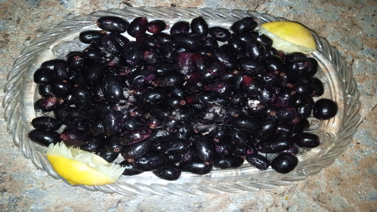 Fresh Natural Black Jamun Chaat | Masala Fruit Chaat | Java Plum Chaat ||cooking taste secrets