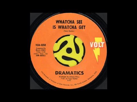DRAMATICS: "WHATCHA SEE IS WHATCHA GET" (Victor Rosado Remix)