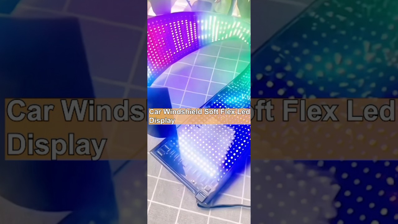 Car Windshield Flex Film Led Display 