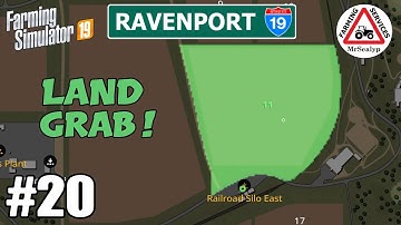 RAVENPORT, #20, PS4, Farming Simulator 19, Land Grab! Start from Scratch Let