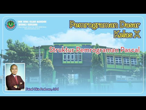 Pemrograman Dasar || Struktur Pemrograman Pascal