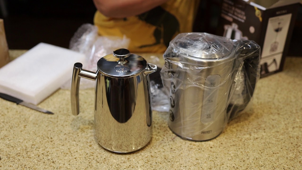 Secura French Press Coffee Maker and Phontect Temperature Control