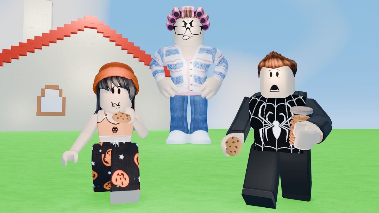 Comendo Biscoitos Escondidos Da Casa Da Vovó!