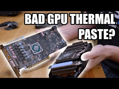 Should you replace your video card's thermal paste??