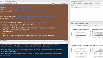 Central Limit Theorem test with R