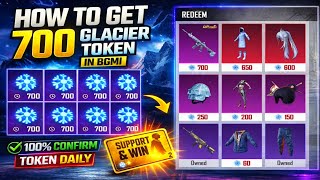 😍HOW TO GET 700 GLACIER TOKEN IN BGMI | GET 100% CONFIRM TOKEN DAILY | GET M416 GLACIER FREE screenshot 4
