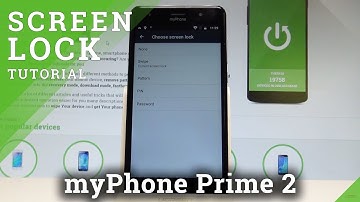 How to Set Up Screen Lock in myPhone Prime 2 - Pattern & Password |HardReset.info