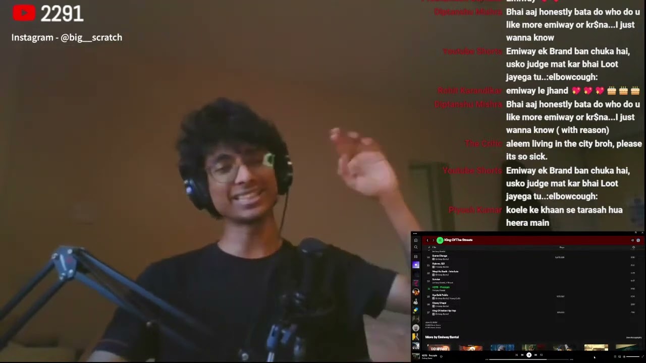 Big Scratch reacts to KOTS FREESTYLE - Emiway