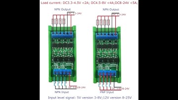 OPMSB08 8-Channels 3.3-24V NPN/PNP Digital Logic Level Converter Module