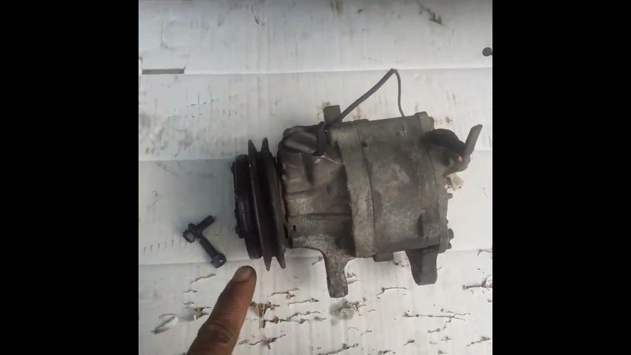 servis cooling coil kancil. pasang compressor L9. YouTube