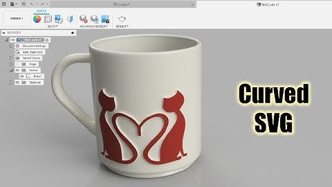 Curved SVG - Fusion 360