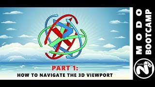 MODO BOOTCAMP #1: First things first. Navigate the 3D Viewport.