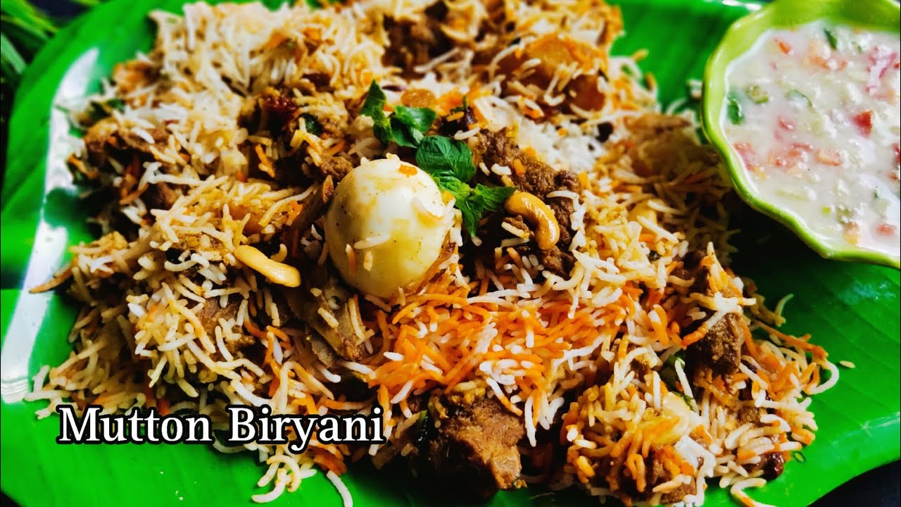 ମଟନ୍ ବିରିୟାନୀ Easy Mutton Biryani Recipe Dum Biryani Odia Biryani