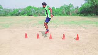 football in side pass & chest receive & heading # football training #