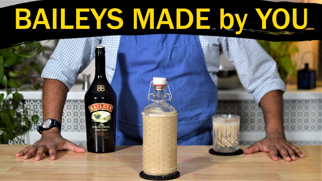 Homemade Baileys Irish Cream Liqueur Recipe How to Make YouTube