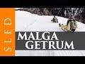 Da San Martino alla Malga Getrum – trekking e slitta