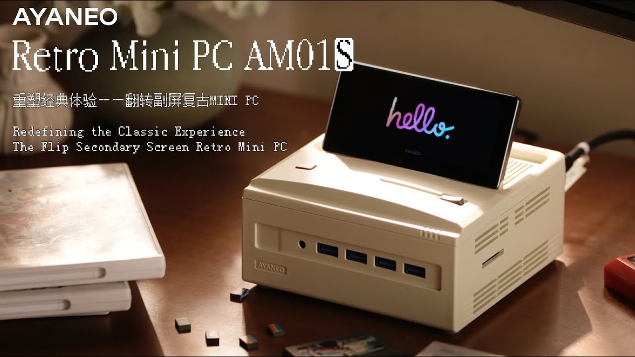 AYANEO Reveal World's First Mini PC With Flip Screen