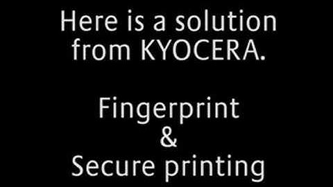 Kyocera-Fingerprint