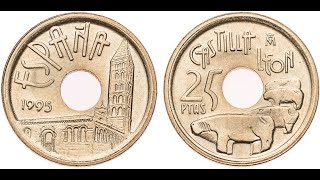 25 pesetas 1995 Castilla Leon ERROR MUY BUSCADO